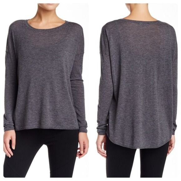 Vince Lightweight Wool and Cashmere Sweater in Gray Size Small - Picture 1 of 10